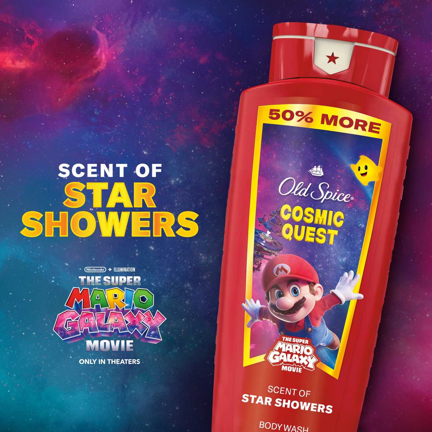 Old Spice Limited Edition Super Mario Galaxy  Face & Body Wash - Cosmic Quest; image 3 of 5