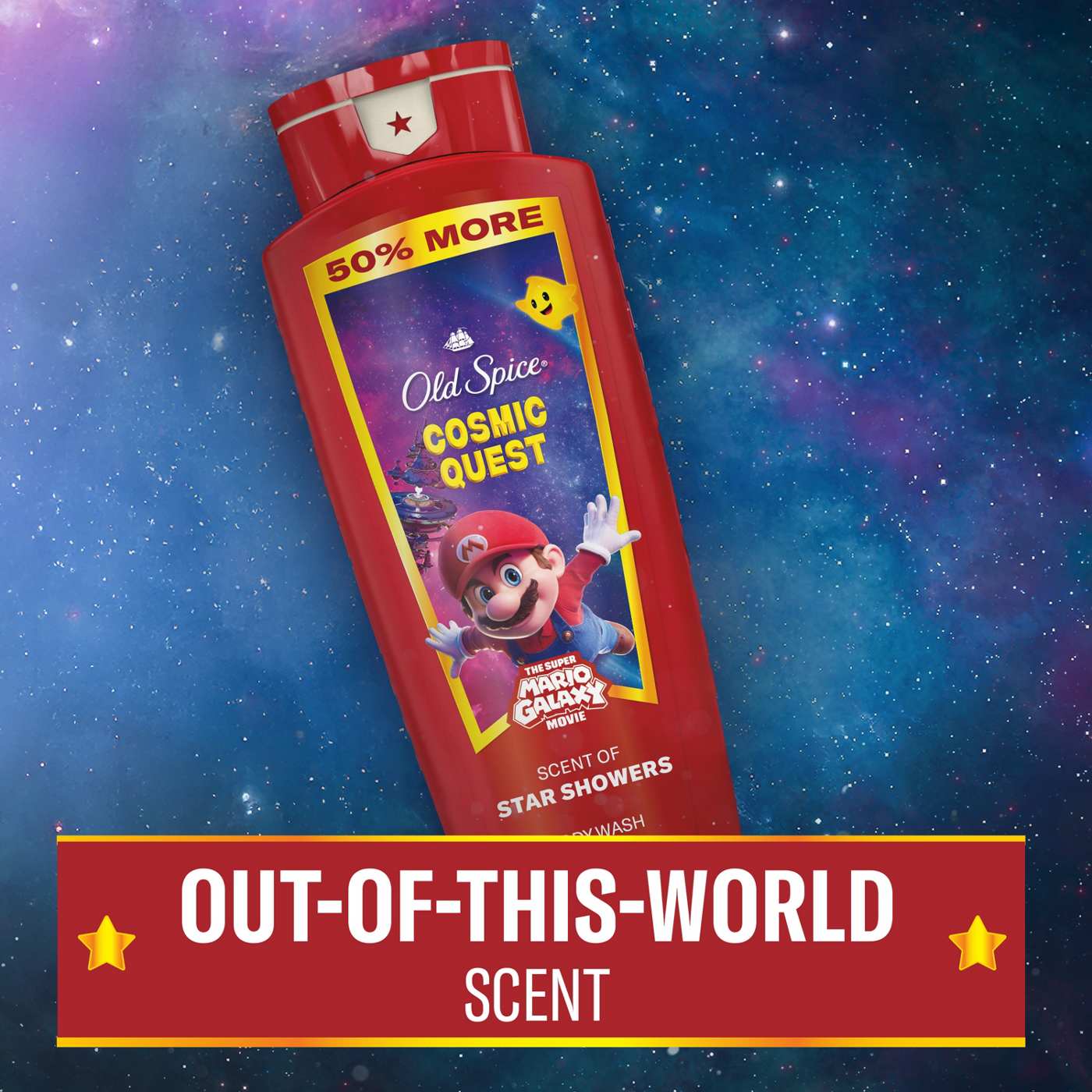 Old Spice Limited Edition Super Mario Galaxy  Face & Body Wash - Cosmic Quest; image 5 of 5