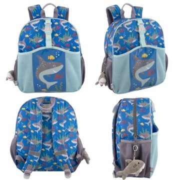 Ad Sutton & Sons Shark Backpack Set, 3 pc