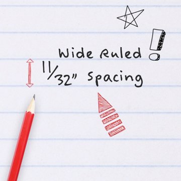 Mead 1 Subject Notebook Wide Ruled - Pets