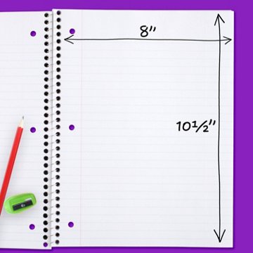 Mead 1 Subject Notebook Wide Ruled - Pets