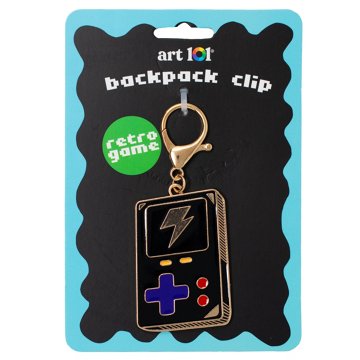 Art 101 Retro Game Backpack Clip, 4'' x 5.75''