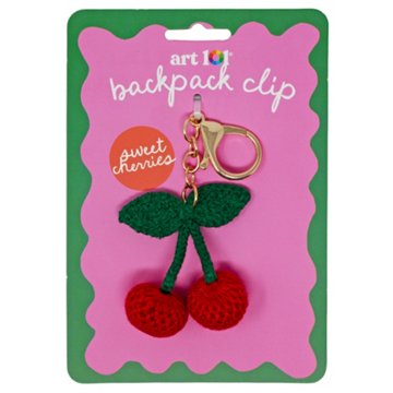 Art 101 Sweet Cherries Backpack Clip, 4'' x 5.75''