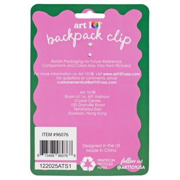 Art 101 Sweet Cherries Backpack Clip, 4'' x 5.75''