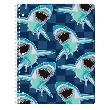 Climbing Tree Neon Sharks College-Ruled Notebook