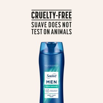 Suave Men Body & Face Wash - Fresh Defense