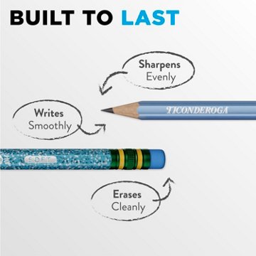 Ticonderoga Arctic Blue #2 Pencils