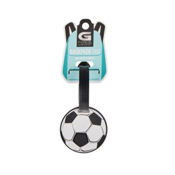 G-FORCE Soccer Ball Backpack Tag, 2'' x 3''