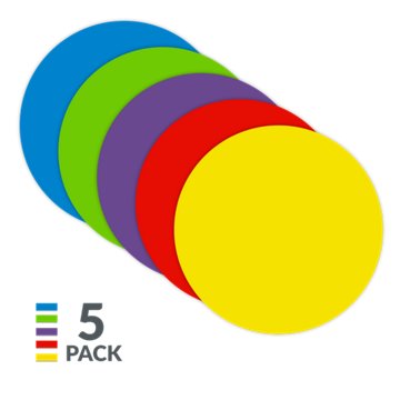 C-Line Dry Erase Dot Decals, 5 pk