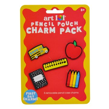 Art 101 First Day Pencil Pouch Charm Pack, 4'' x 5.75''
