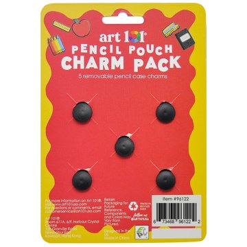 Art 101 First Day Pencil Pouch Charm Pack, 4'' x 5.75''