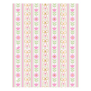 Climbing Tree Bows And Flowers Folder, 9.19" x 11.44"