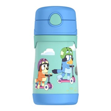 Thermos Stainless Steel Bottle With Straw - Bluey