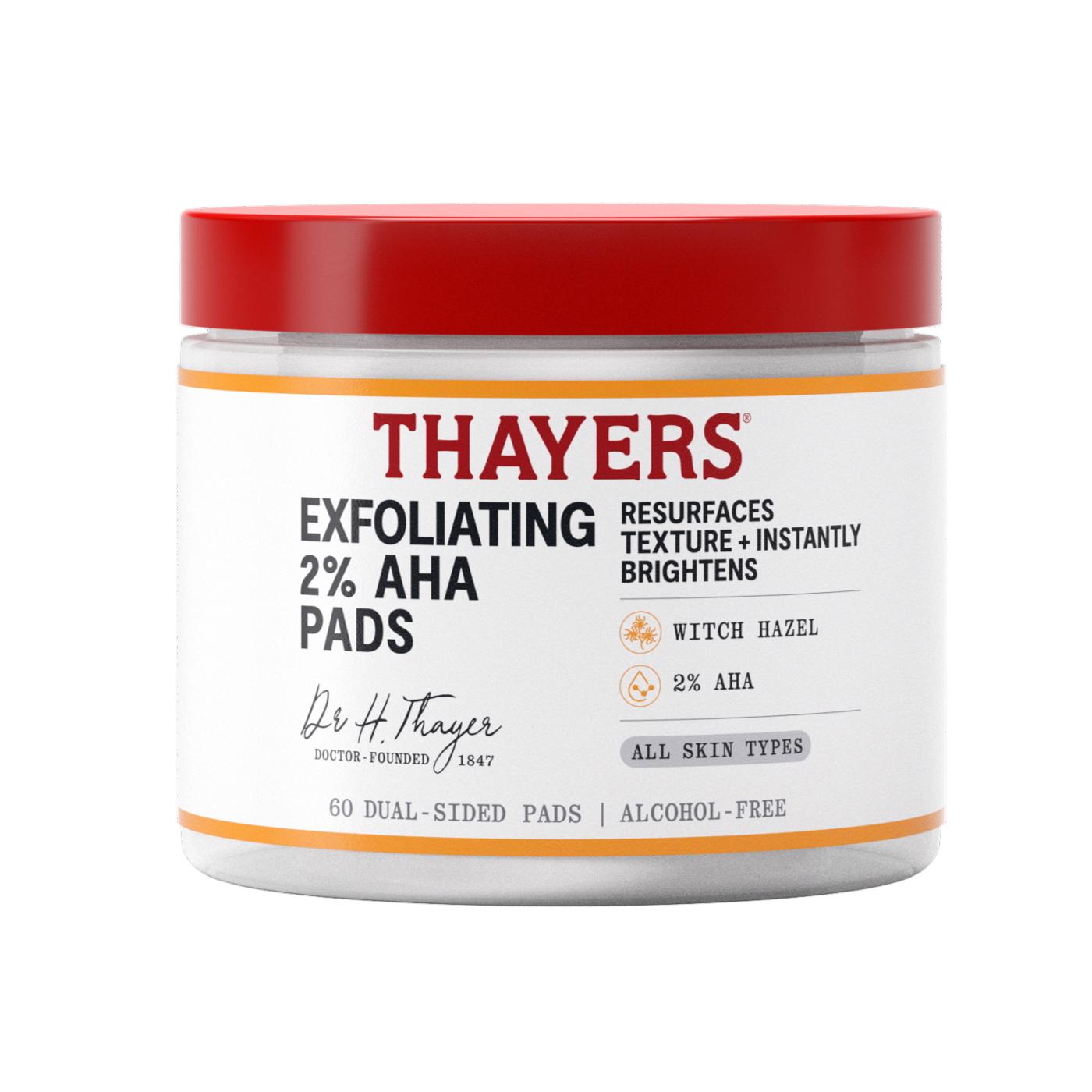 Thayers Exfoliating 2% AHA Pads; image 1 of 4