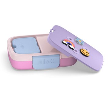 Ello Benni Kids Lunch Box - Pink & Purple