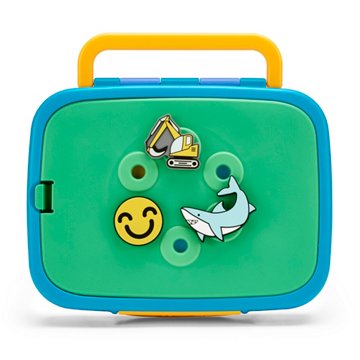 Ello Benni Kids Lunch Box - Blue & Green