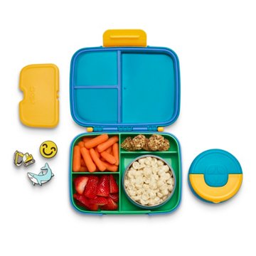 Ello Benni Kids Lunch Box - Blue & Green