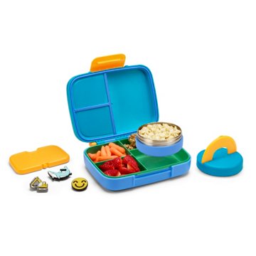 Ello Benni Kids Lunch Box - Blue & Green