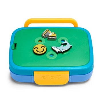 Ello Benni Kids Lunch Box - Blue & Green
