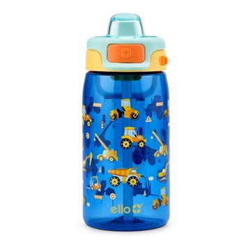 Ello Pop & Fill Kids Water Bottle - Construction