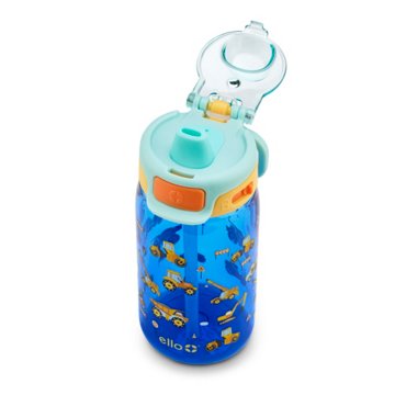 Ello Pop & Fill Kids Water Bottle - Construction