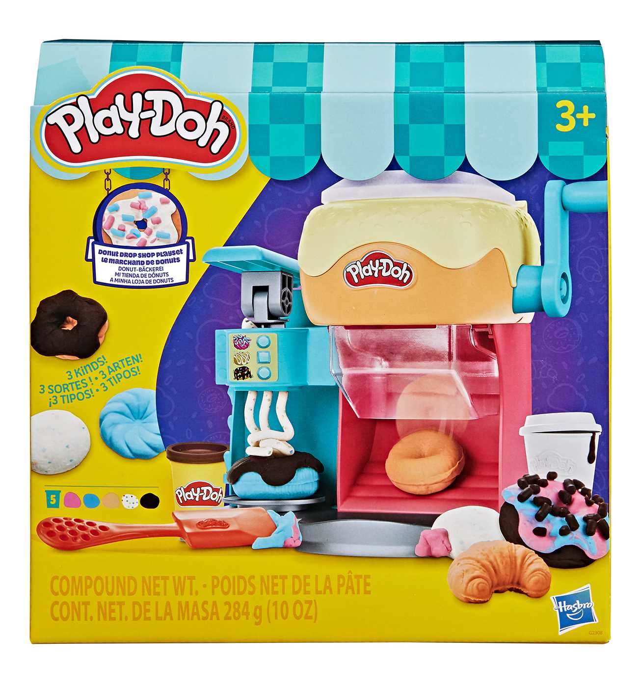 Play-Doh Donut Drop Shop Playset; image 1 of 4