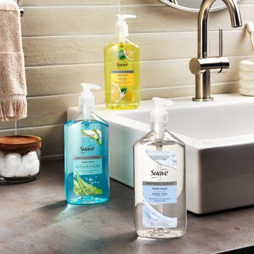 Suave Antibacterial Hand Wash - Sea Minerals & Aloe Vera, 12 oz