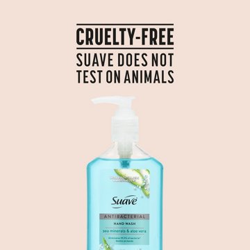 Suave Antibacterial Hand Wash - Sea Minerals & Aloe Vera, 12 oz