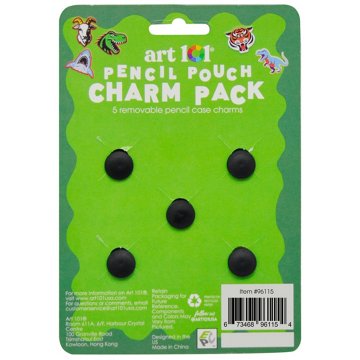Art 101 Wild Pencil Pouch Charm Pack, 4'' x 5.75''