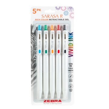 Zebra Sarasa R Retracable Gel - Vivid Ink