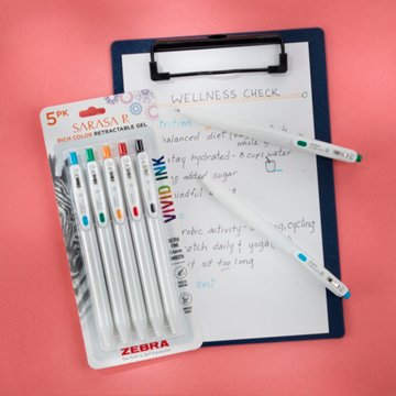 Zebra Sarasa R Retracable Gel - Vivid Ink