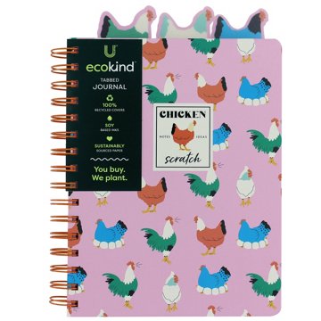 U Style Spiral Journal - Chicken