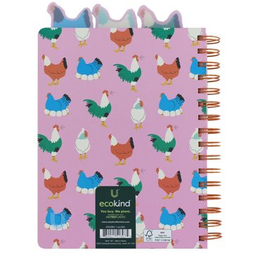 U Style Spiral Journal - Chicken