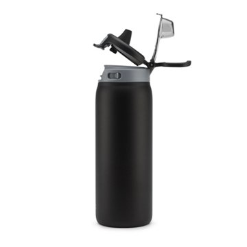 Ello Pop & Fill Kids Water Bottle - Tonal Black