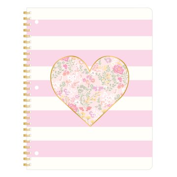 Climbing Tree Floral Heart and Stripes Spiral