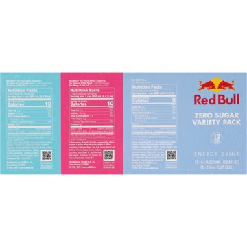 Red Bull Sugar Free Variety Pack 12 pk Cans