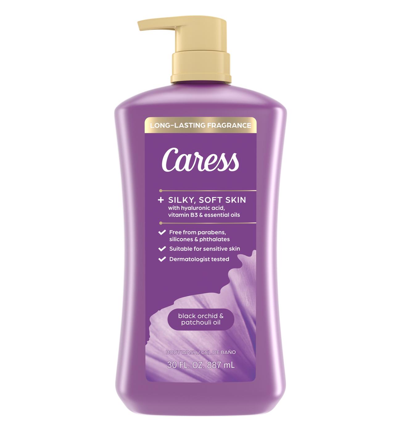 Caress Body Wash - Black Orchid & Patchouli Oil; image 1 of 2