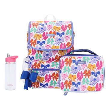 Packed Party Bow Print Rucksack Set, 4 pc
