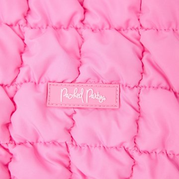 Packed Party Pink Puffy Rucksack, 17'' x 12''