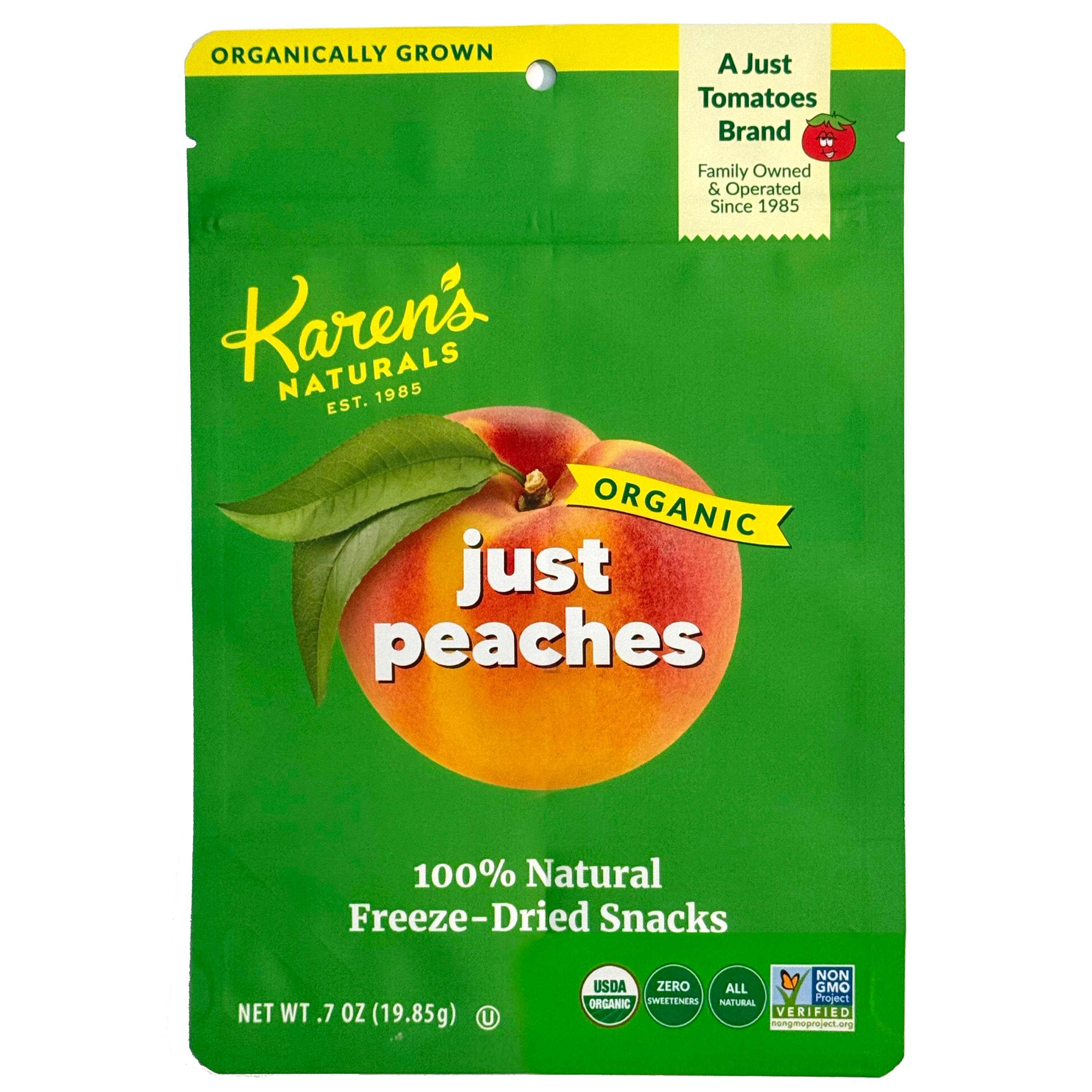 Karen's Naturals Just Peaches Freeze Dried Peaches - Shop Nuts & seeds ...