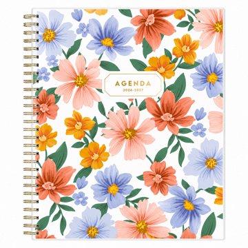Blue Sky Teacher Lesson Planner - Floral, 8.5'' x 11''
