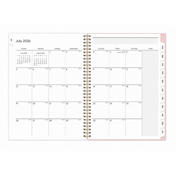 Blue Sky Teacher Lesson Planner - Floral, 8.5'' x 11''