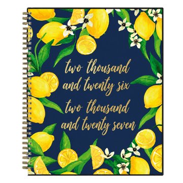 Blue Sky Teacher Lesson Planner - Fresh Lemon, 8.5'' x 11''