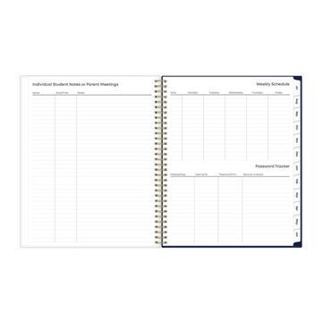Blue Sky Teacher Lesson Planner - Fresh Lemon, 8.5'' x 11''