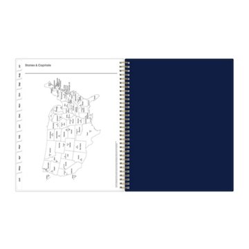 Blue Sky Teacher Lesson Planner - Fresh Lemon, 8.5'' x 11''