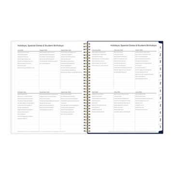 Blue Sky Teacher Lesson Planner - Fresh Lemon, 8.5'' x 11''