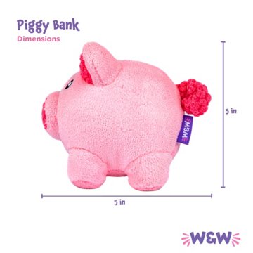 Woof & Whiskers Piggy Bank Dog Toy