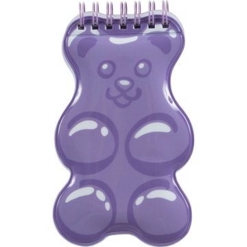 Merangue Puffy Die Cut Gummy Bear Notebook