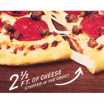 H-E-B Stuffed Crust Meat Trio Frozen Pizza