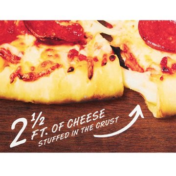H-E-B Stuffed Crust Pepperoni Pizza